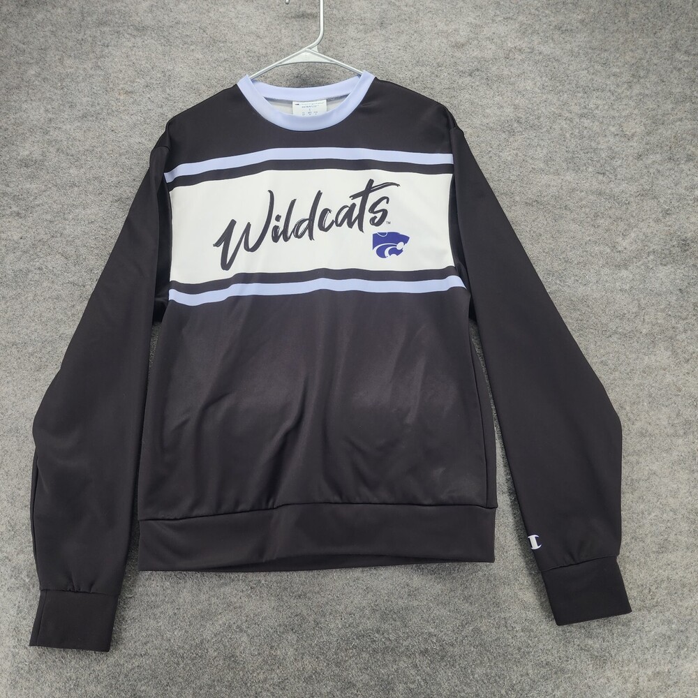 Kansas State Wildcats Sweatshirt Womens Small Champion Ultrafuse Black